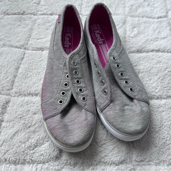 Keds | FLAWED Gray Coursa ltt fashion sneaker Gray | Size 7.5 - Picture 2 of 7